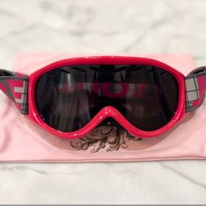 Pink Juicy Couture Snowboarding Goggles